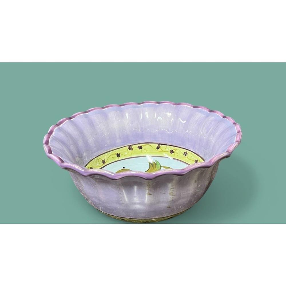Certified International Margaret‎ Le Van Designs Large Serving Salad Bowl Floral